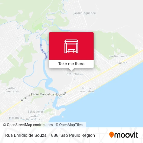 Rua Emídio de Souza, 1888 map