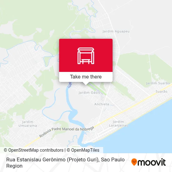 Rua Estanislau Gerônimo (Projeto Guri) map