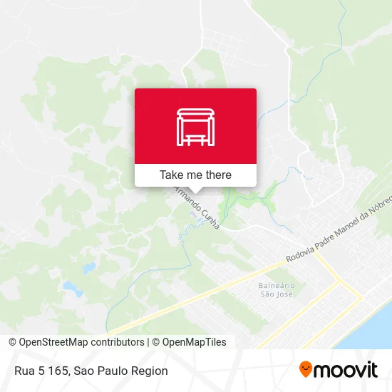 Rua 5 165 map