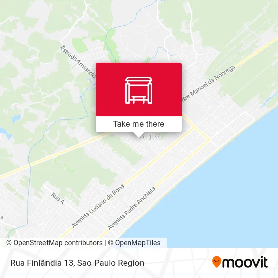 Rua Finlândia 13 map