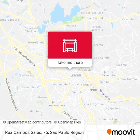 Rua Campos Sales, 75 map