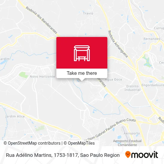 Rua Adélino Martins, 1753-1817 map