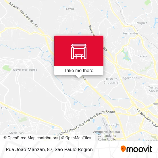 Rua João Manzan, 87 map