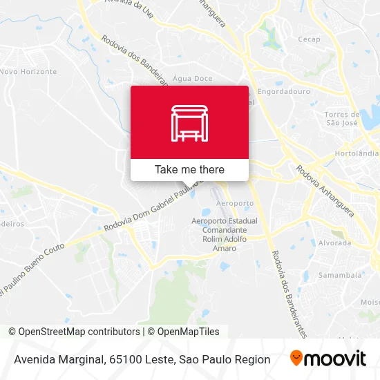 Avenida Marginal, 65100 Leste map