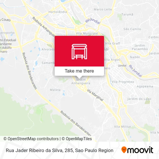 Rua Jader Ribeiro da Silva, 285 map