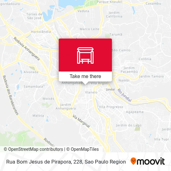 Rua Bom Jesus de Pirapora, 228 map