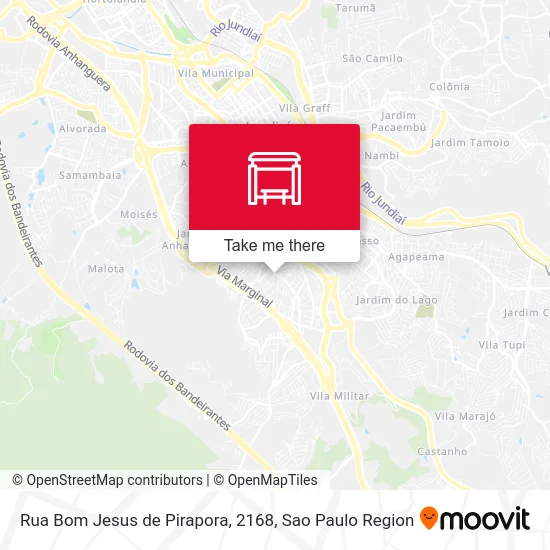 Rua Bom Jesus de Pirapora, 2168 map