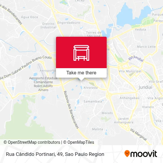 Rua Cândido Portinari, 49 map