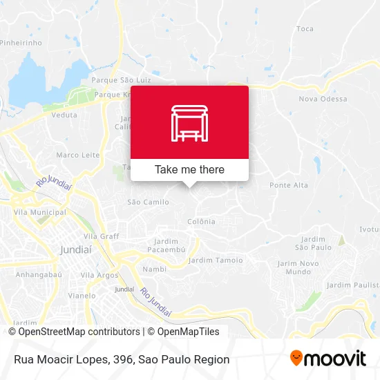 Rua Moacir Lopes, 396 map