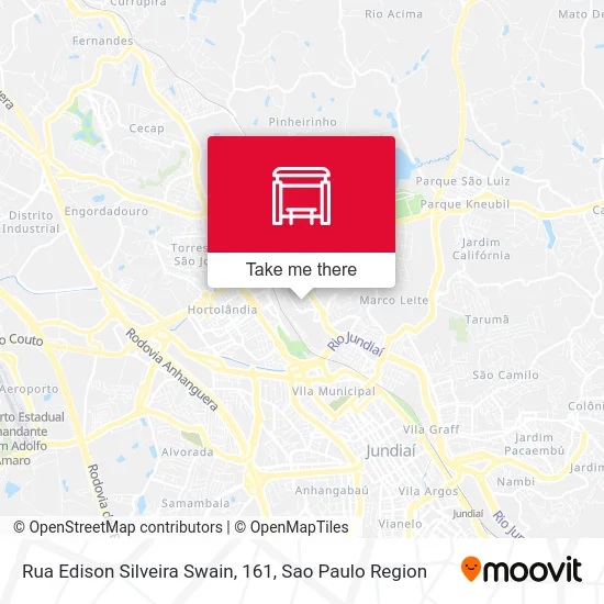 Rua Edison Silveira Swain, 161 map