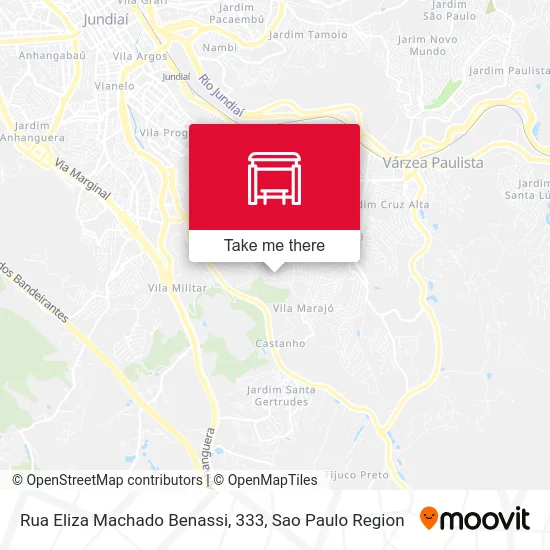 Rua Eliza Machado Benassi, 333 map