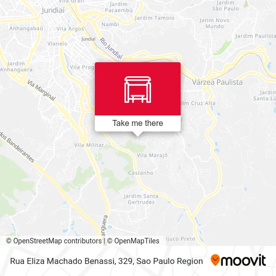 Rua Eliza Machado Benassi, 329 map