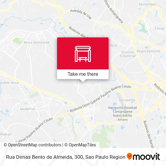 Rua Dimas Bento de Almeida, 300 map