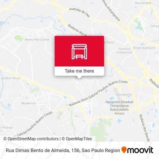 Rua Dimas Bento de Almeida, 156 map