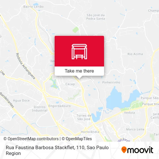 Rua Faustina Barbosa Stackflet, 110 map
