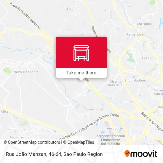 Rua João Manzan, 46-64 map