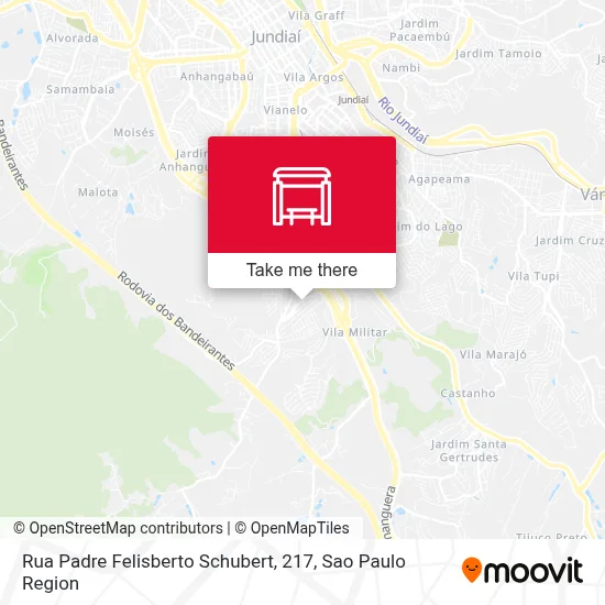 Rua Padre Felisberto Schubert, 217 map