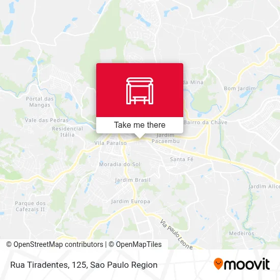 Rua Tiradentes, 125 map