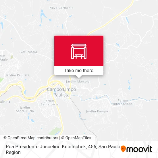 Rua Presidente Juscelino Kubitschek, 456 map