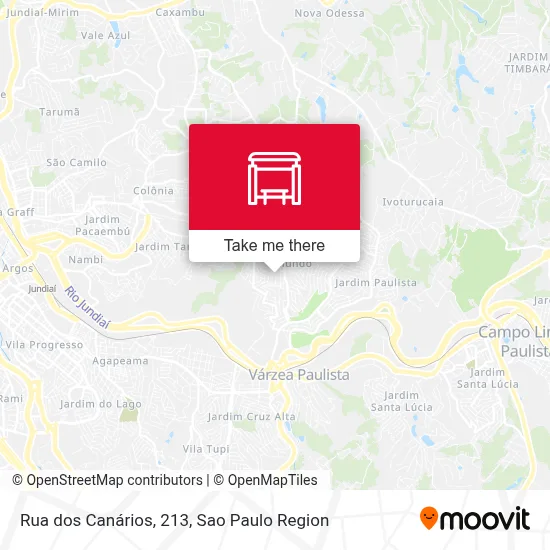 Rua dos Canários, 213 map
