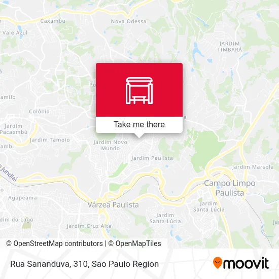 Rua Sananduva, 310 map