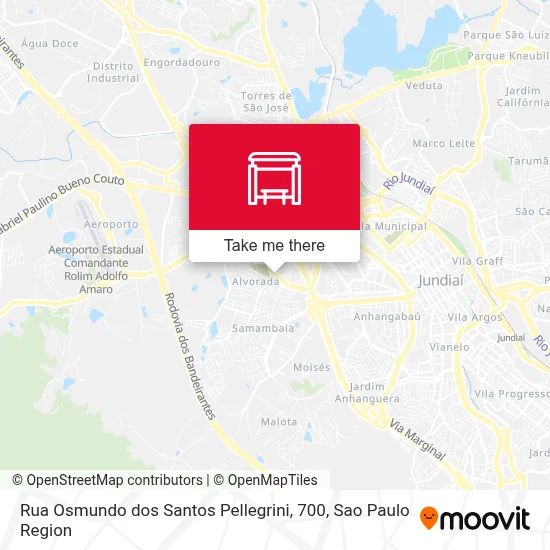 Rua Osmundo dos Santos Pellegrini, 700 map