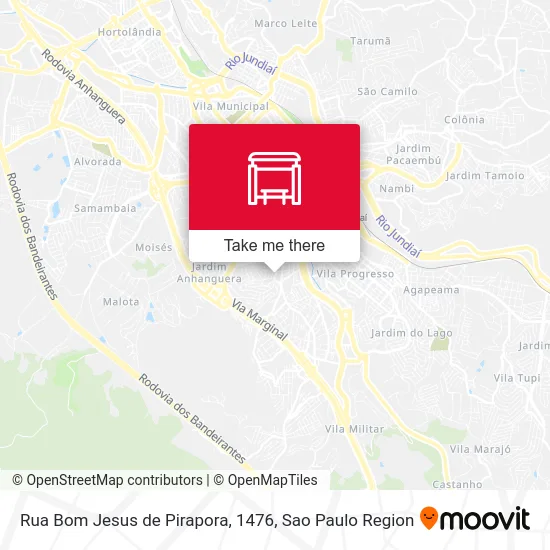 Rua Bom Jesus de Pirapora, 1476 map