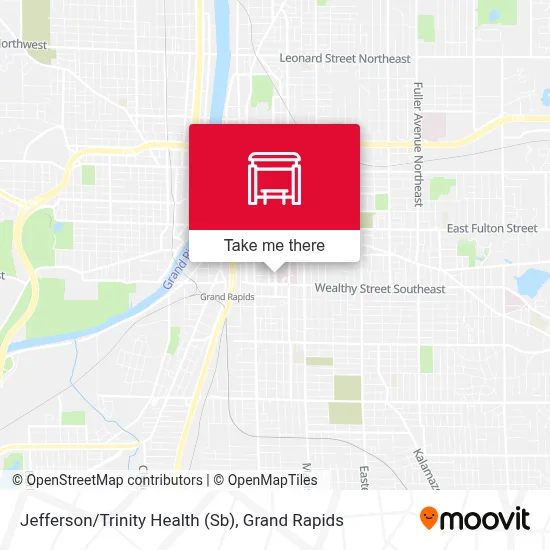 Jefferson/Trinity Health (Sb) map