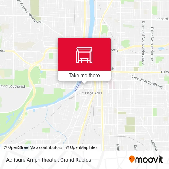 Acrisure Amphitheater map
