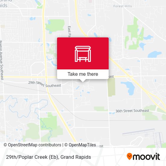 29th/Poplar Creek (Eb) map