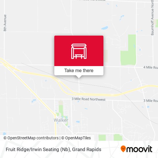 Fruit Ridge/Irwin Seating (Nb) map