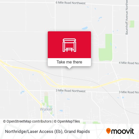 Northridge/Laser Access (Eb) map