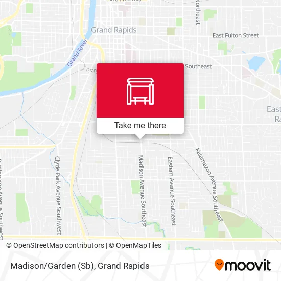 Madison/Garden (Sb) map