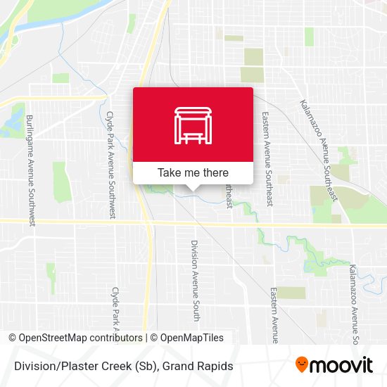 Mapa de Division/Plaster Creek (Sb)