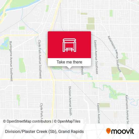 Mapa de Division/Plaster Creek (Sb)