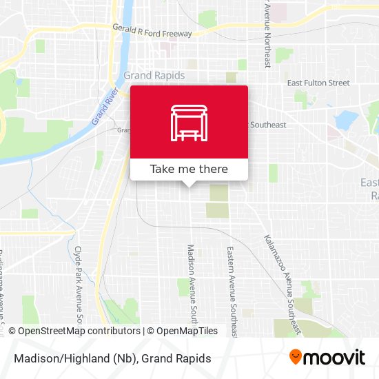 Madison/Highland (Nb) map