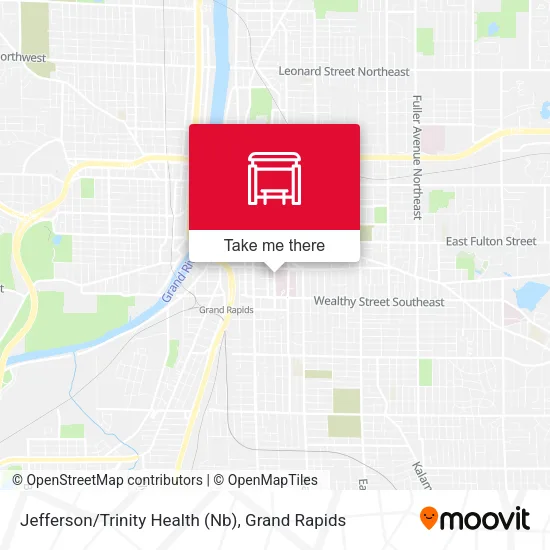 Mapa de Jefferson/Trinity Health (Nb)