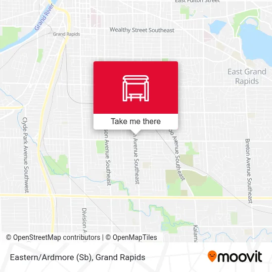 Eastern/Ardmore (Sb) map