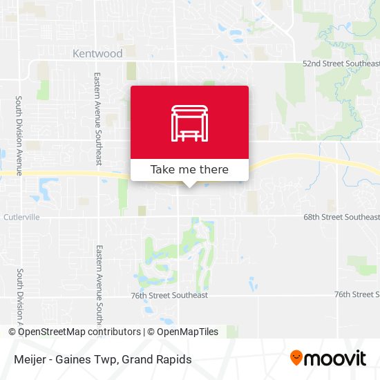 Meijer - Gaines Twp map