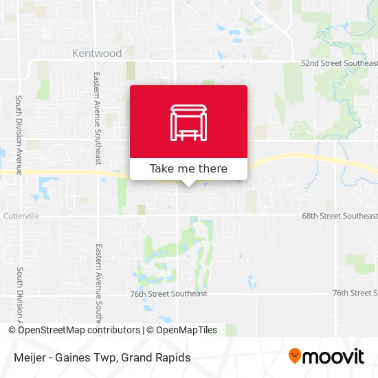 Mapa de Meijer - Gaines Twp