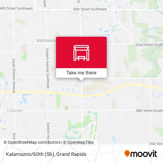 Kalamazoo/60th (Sb) map