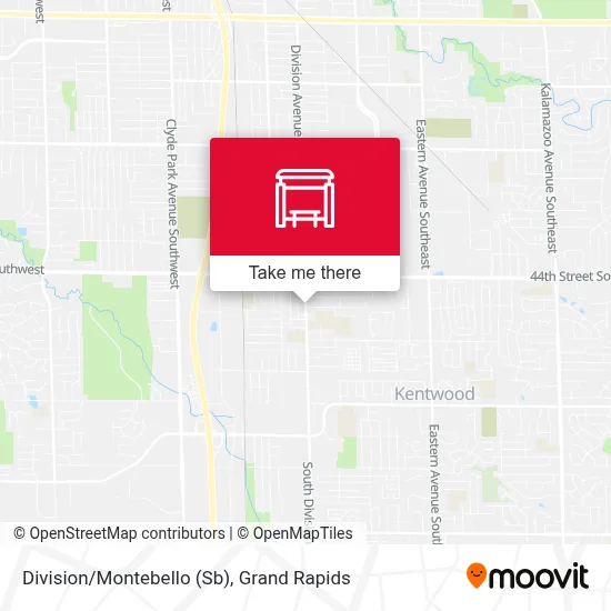 Division/Montebello (Sb) map