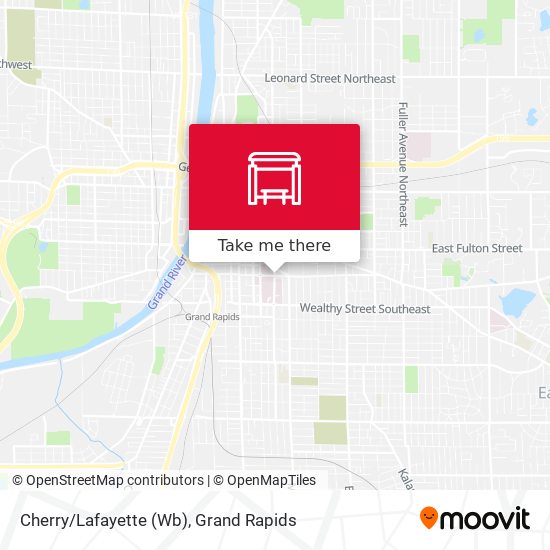 Cherry/Lafayette (Wb) map