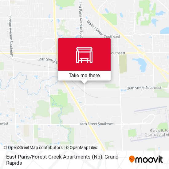 East Paris / Forest Creek Apartments (Nb) map