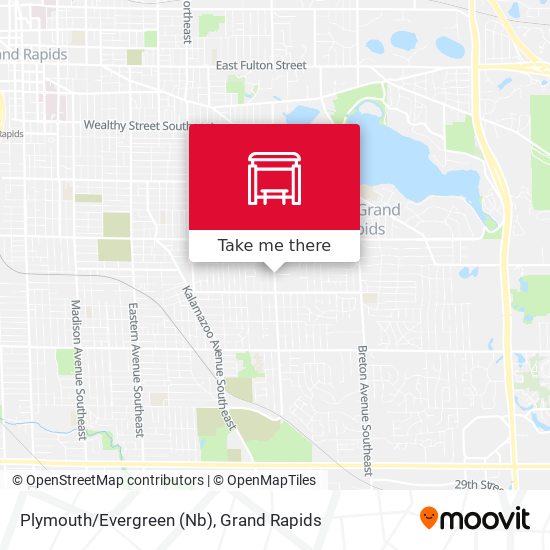 Plymouth/Evergreen (Nb) map