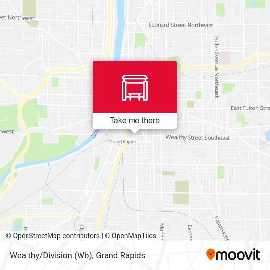 Mapa de Wealthy/Division (Wb)
