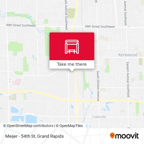 Meijer - 54th St map