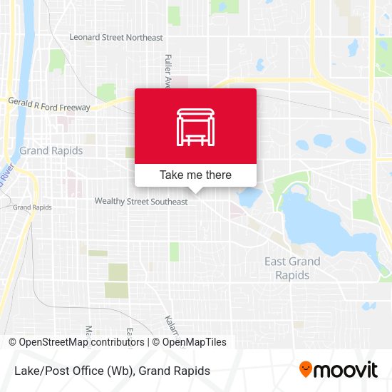 Lake/Post Office (Wb) map