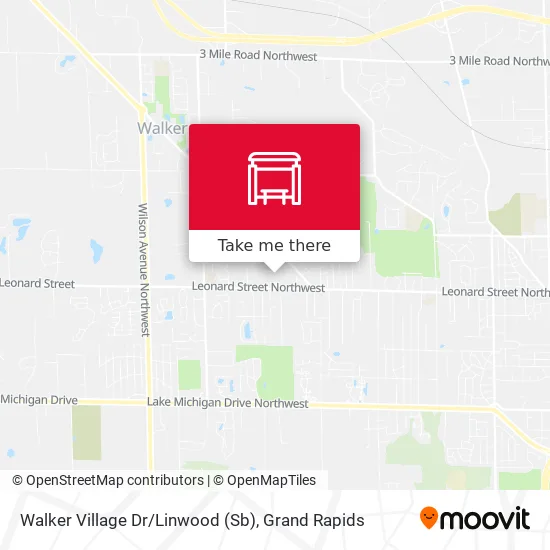 Mapa de Walker Village Dr/Linwood (Sb)