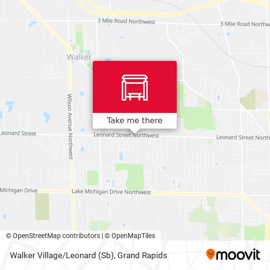 Walker Village/Leonard (Sb) map